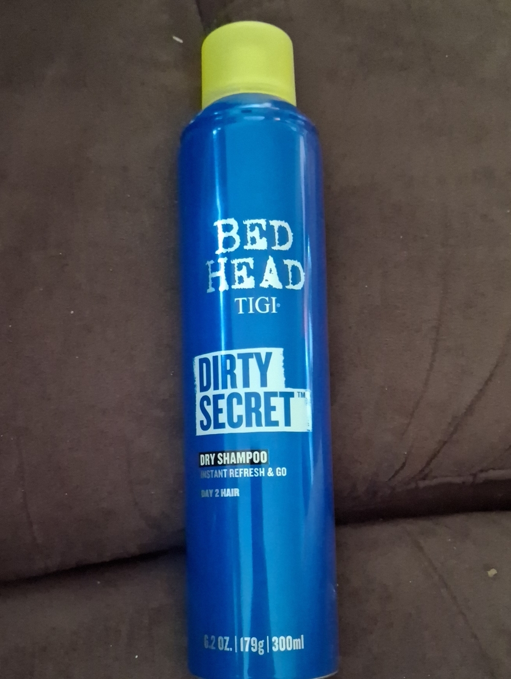 BedHead Dirty Secret Dry Shampoo - Blue with Yellow Cap